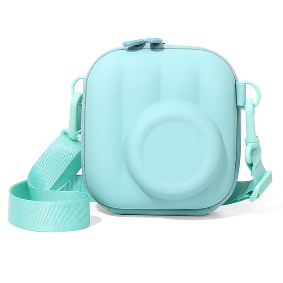 KENIIQ Shockproof Eva Camera Case, Crossbody Storage Bag Compatible with Instax Mini 12 13
