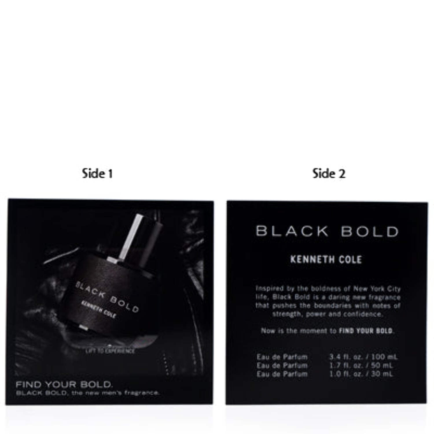 KENNETH COLE BLACK BOLD/KENNETH COLE SCENTED CARDS