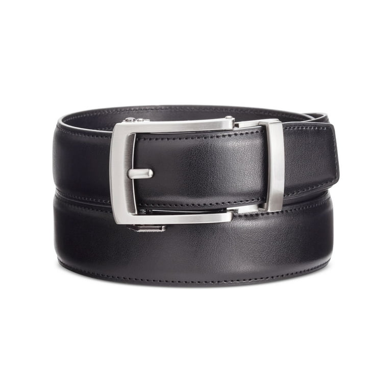 KENNETH COLE Mens Black Leather Dress Belt 34 36 Walmart