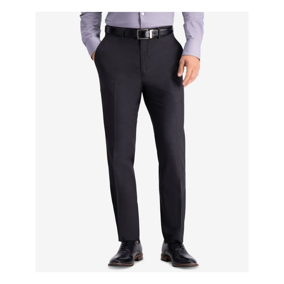 KENNETH COLE Mens Gray Slim Fit Performance Stretch Pants 32 X 32