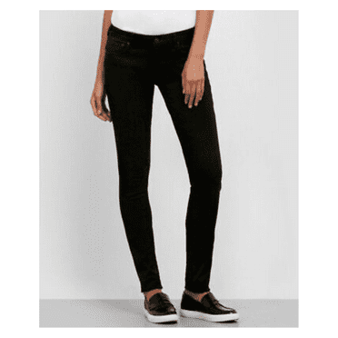 KENNETH COLE NEW YORK Black Skinny-Fit Stretch Denim, Black, Size 26