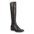 thumbnail image 1 of KENNETH COLE Womens Black Rib Knit Back Stretch Round Toe Block Heel Zip-Up Heeled Boots 6, 1 of 4