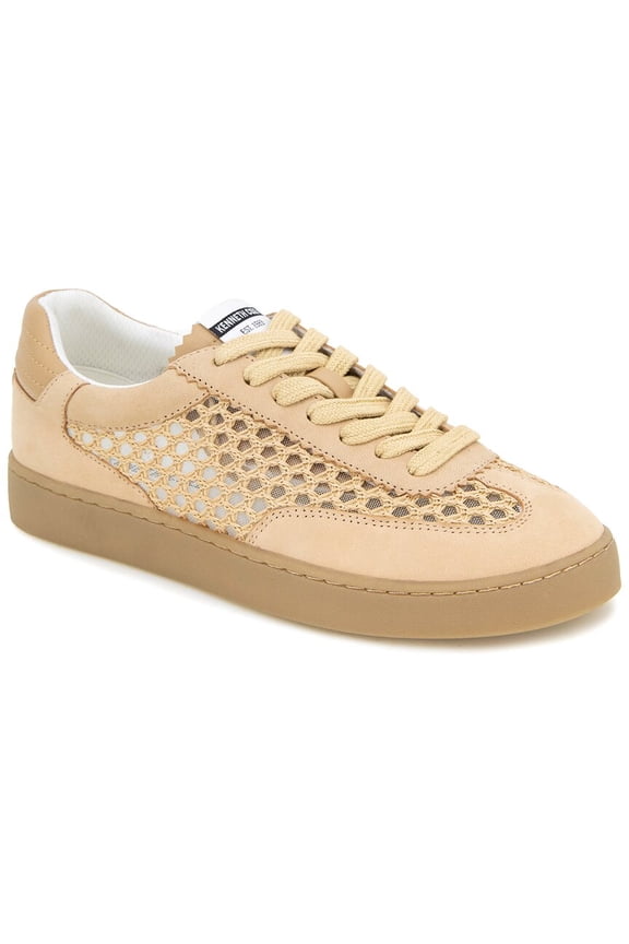 KENNETH COLE Sam Raffia Mesh Sneaker Women's Sz 8.5 Natural Mesh KL23SAM07