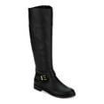 thumbnail image 1 of KENNETH COLE Womens Black Buckle Accent Wind Almond Toe Zip-Up Riding Boot 9 M, 1 of 4
