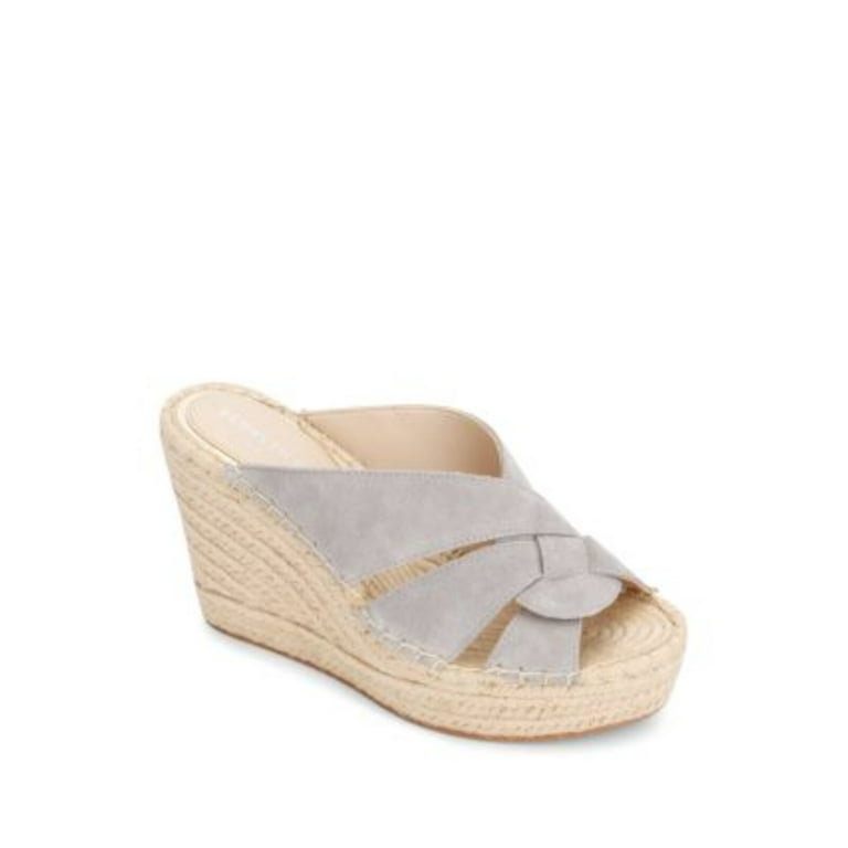 Kenneth Cole New York Olivia Swirl Mule Wedges Gray