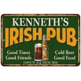 thumbnail image 1 of KENNETH'S Irish Pub Beer Metal Sign Bar Decor 8x12 208120013020, 1 of 1