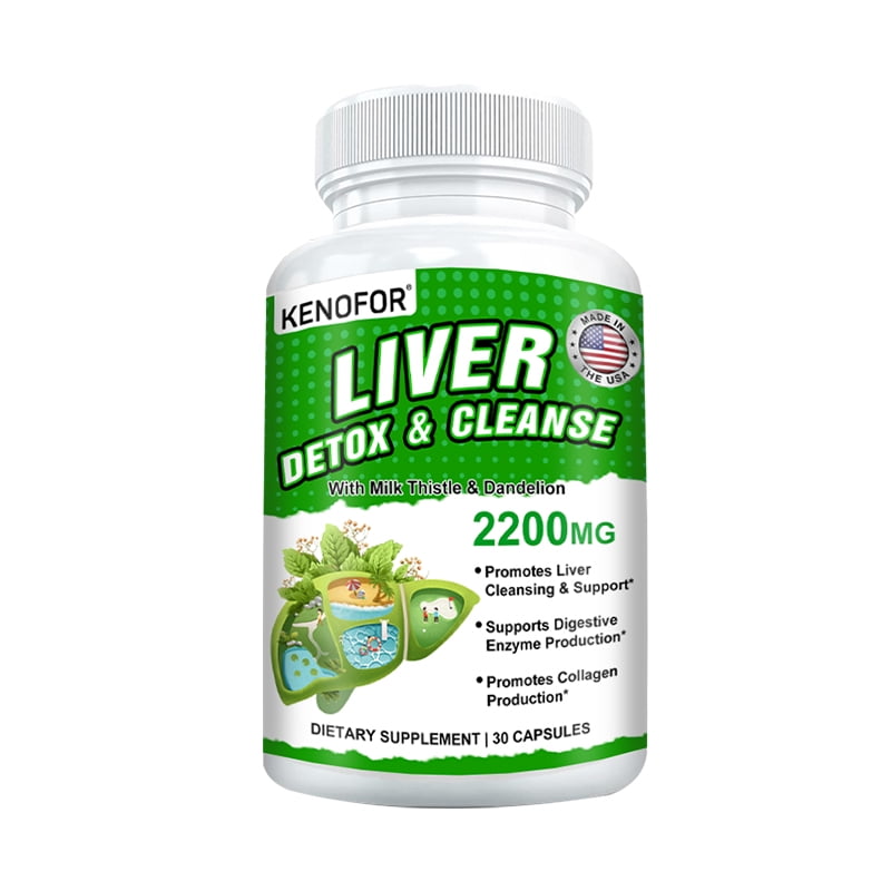 KENOFOR Liver Cleanse Detox & Repair for Liver Detoxification, Digestion and Cleansing Liver