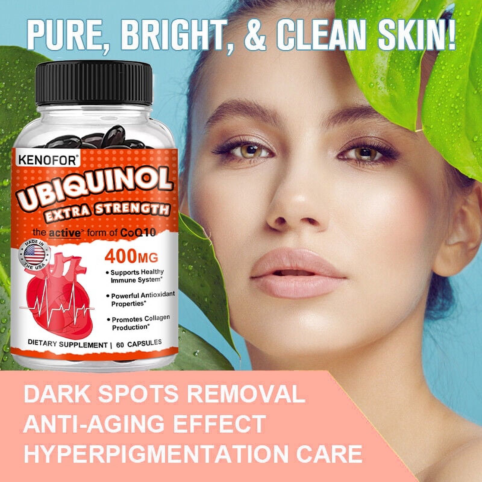 KENOFOR Ubiquinol CoQ10 400 mg Softgel Powerful antioxidant the active form of CoQ10 for heart