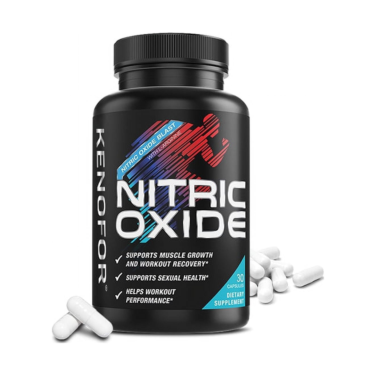 KENOFOR Ultra Strength Nitric Oxide Supplement Capsules, LArginine 3X Strength Advanced