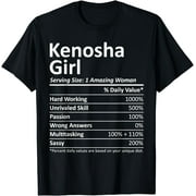KENOSHA GIRL WI WISCONSIN Funny City Home Roots USA Gift T-Shirt