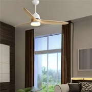 KENROYHOME 3 Blades Ceiling Fan Light with Remote Control White