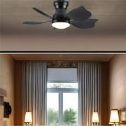 KENROYHOME Ceiling Fan Lights with Remote Controls, Adjustable ColorTemperature Black