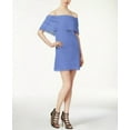 thumbnail image 1 of KENSIE $89 Womens New 1592 Blue Eyelet Off Shoulder Dress S B+B, 1 of 2