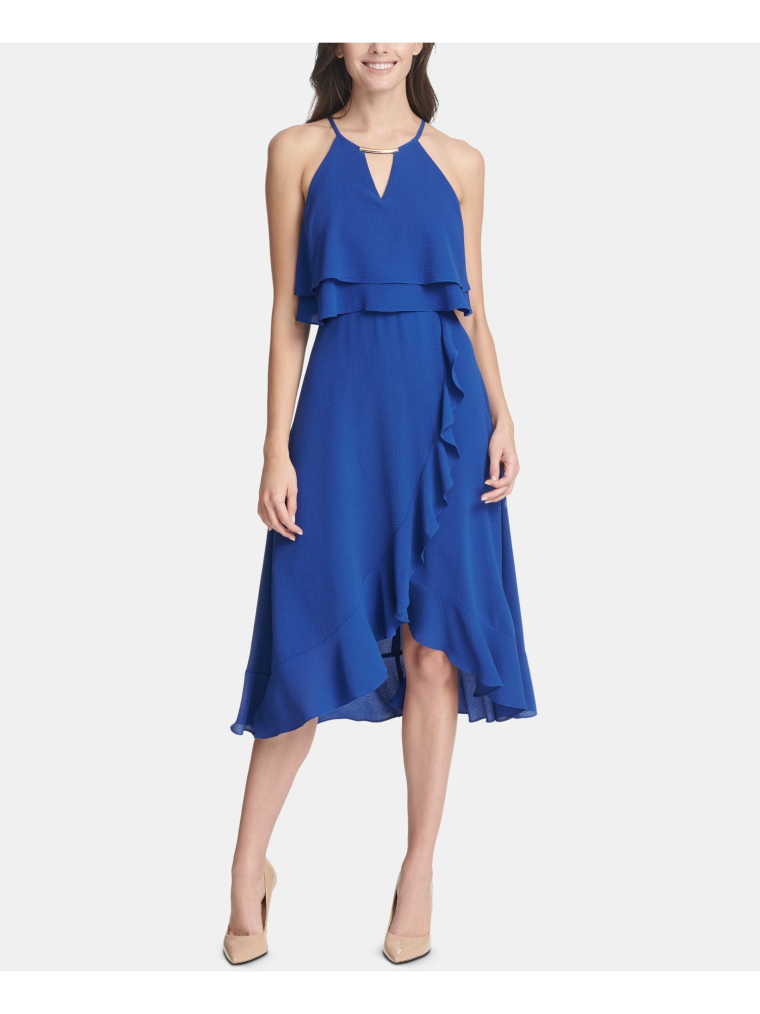 Kensie top blue dress