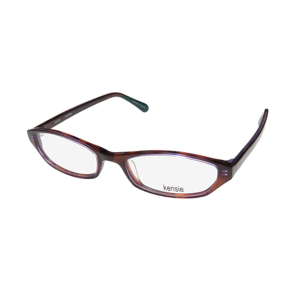 NEW KENSIE CONFIDENT WOMENS/LADIES DESIGNER FULL-RIM TORTOISE AFFORDABLE CONTEMPORARY HARD CASE FRAME DEMO LENSES 49-18-135 EYEGLASSES/EYEGLASS FRAME
