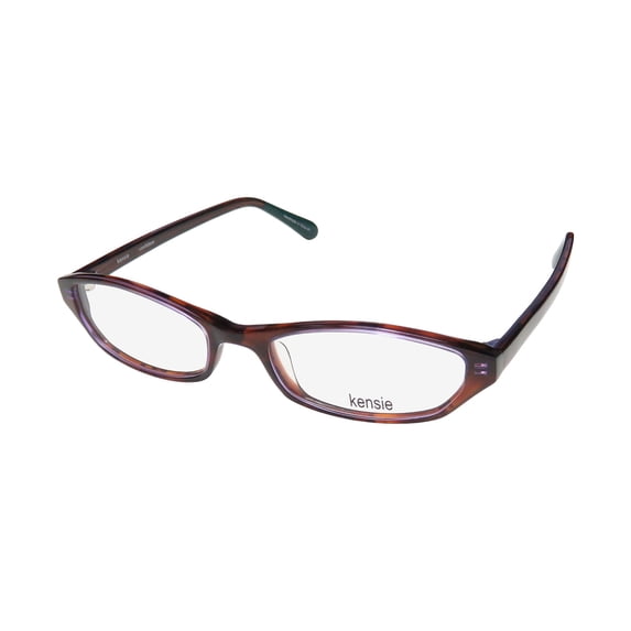 NEW KENSIE CONFIDENT WOMENS/LADIES DESIGNER FULL-RIM TORTOISE AFFORDABLE CONTEMPORARY HARD CASE FRAME DEMO LENSES 49-18-135 EYEGLASSES/EYEGLASS FRAME