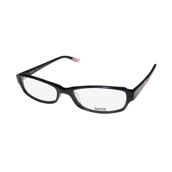 NEW KENSIE FLOAT WOMENS/LADIES CAT EYE FULL-RIM BLACK AFFORDABLE COMFORTABLE BEAUTIFUL CAT EYE FRAME DEMO LENSES 52-16-137 EYEGLASSES/GLASSES