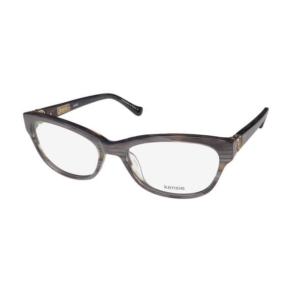 KENSIE Eyeglasses SOCIAL Feathered Smoke 50MM