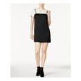 thumbnail image 1 of KENSIE Womens Black W/undershirt Spaghetti Strap Shift Dress M, 1 of 3