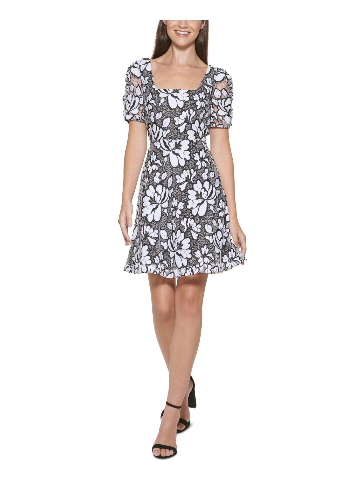 Kensie floral lace store a line dress