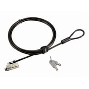 Kensington Slim NanoSaver 2.0 Keyed Laptop Lock, Black