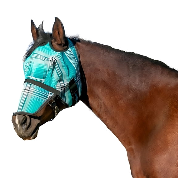 KENSINGTON PROTECTIVE PRODUCTS Atlantis Fly Mask with Web Trim and Removable Nose, XLarge (KFM623-XL-2021)