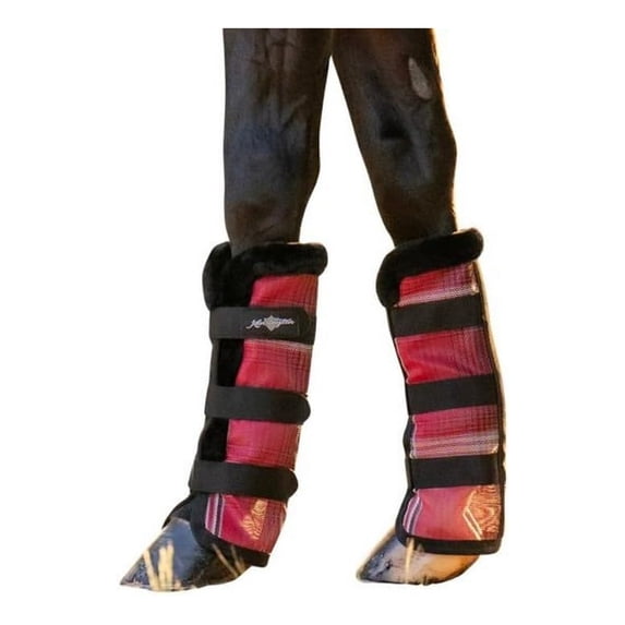 KENSINGTON PROTECTIVE PRODUCTS Pair Merlot X-Large Horse Fly Boots (KFB200XL165)