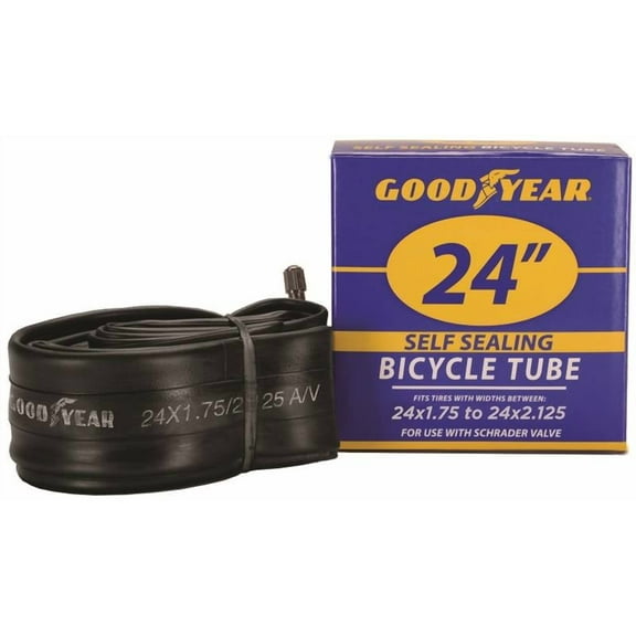 KENT 91086 Bicycle Tube, Self-Sealing, For: 24 x 1-3/4 in to 2-1/8 in W Bicycle Tires