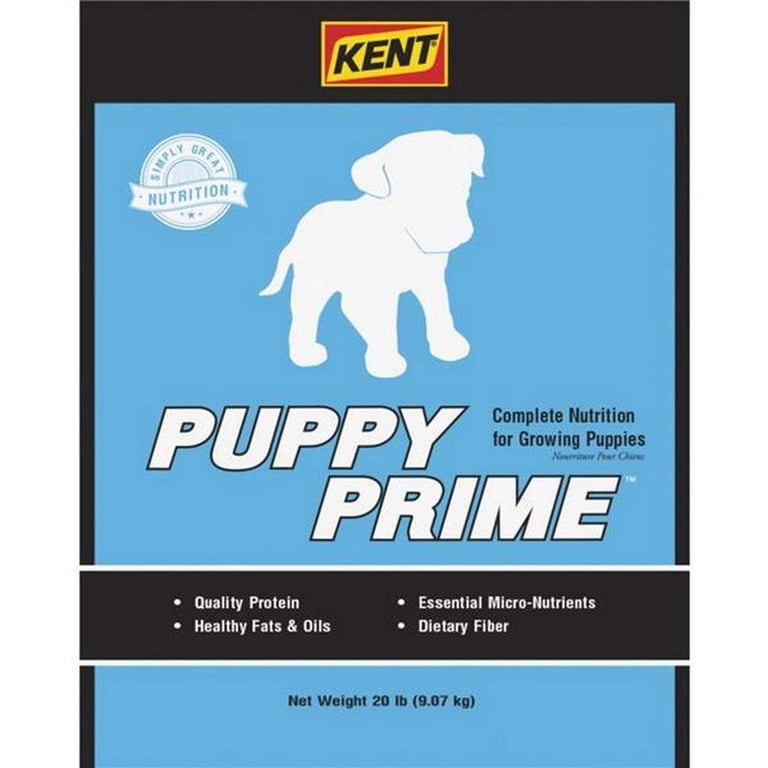 Kent Puppy Prime Dog Food, Balanced Diet for Puppies, High Protein
