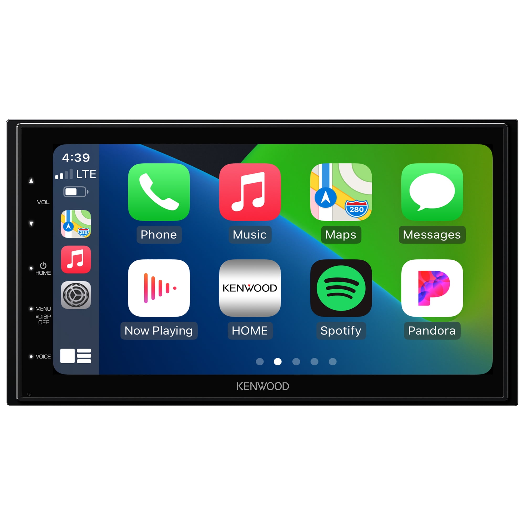 "Kenwood DMX5020S Double DIN Car Audio Head Unit, 6.8"" Touchscreen
