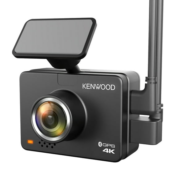 KENWOOD DRV-A610WDP Front 4K and Rear 1440p Compact Dash Cams with 2-In. Display