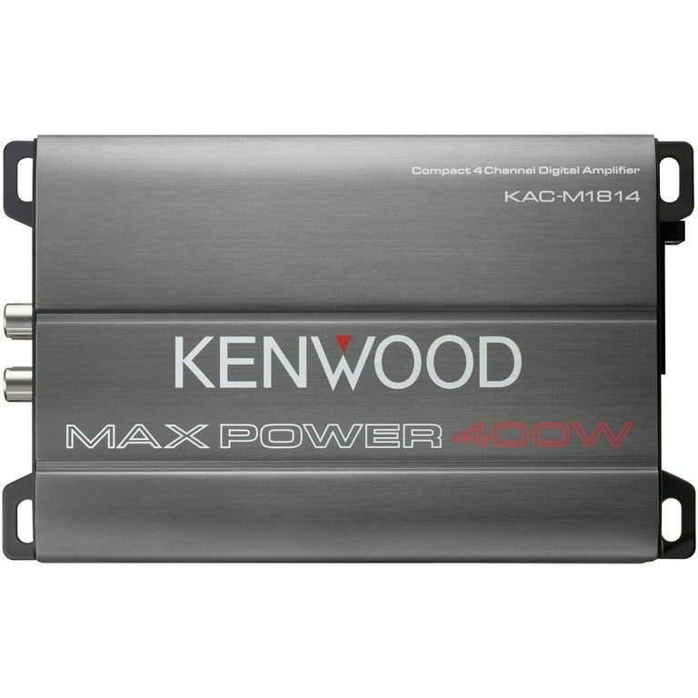 KENWOOD MaxPower Series 400W 4-Channel Compact Marine/Powersports