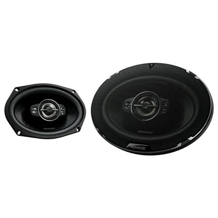 KENWOOD RS Series KFC-6998RS 6 x 9 Inch 720 Watt Max Power 5 Way Full Range Speakers Black, 2 Pack