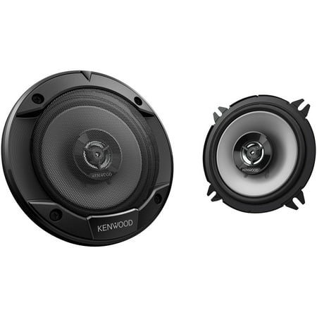 KENWOOD Sport Series KFC-1366S 5.25 Inch 250 Watts Coaxial Speakers Black, 2 Pack