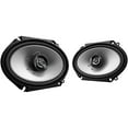 thumbnail image 1 of KENWOOD Sport Series KFC-6866S 6in. x 8in. 250W 2-Way Full-Range Coaxial Speakers, Black, 2 Pack, 1 of 6