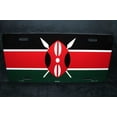 KENYA FLAG METAL CAR LICENSE PLATE, Bendera ya Kenya, KENYAN FLAG