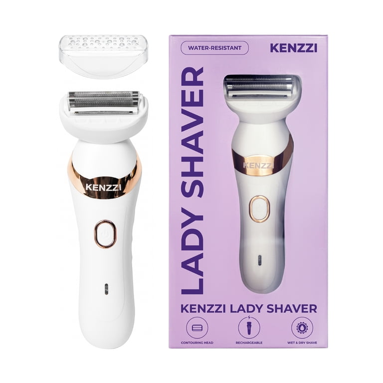 レディースシェーバー KENZZI Lady Shaver Rechargeable Electric Shaver for Women, Wet