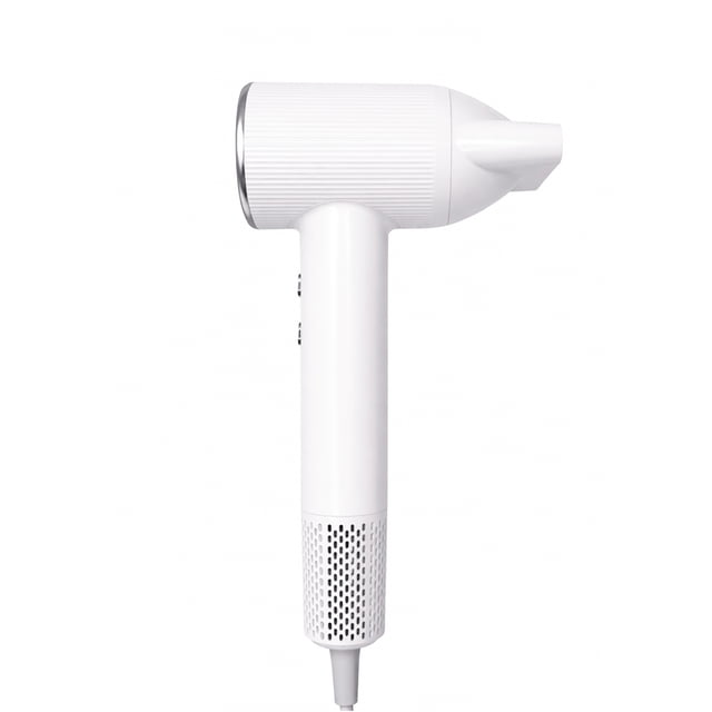 KENZZI Salon Pro+ Ionic Hair Dryer, 1300W High-Speed 110,000 RPM Brushless Motor with LED Display, White