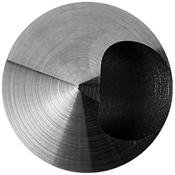 KEO Cutters KEO 53525 Cobalt Steel Single-End Countersink, Uncoated (Bright) Finish, 90 Degree Point Angle, Round Shank, 3/8" Shank Diameter, 1" Body Diameter