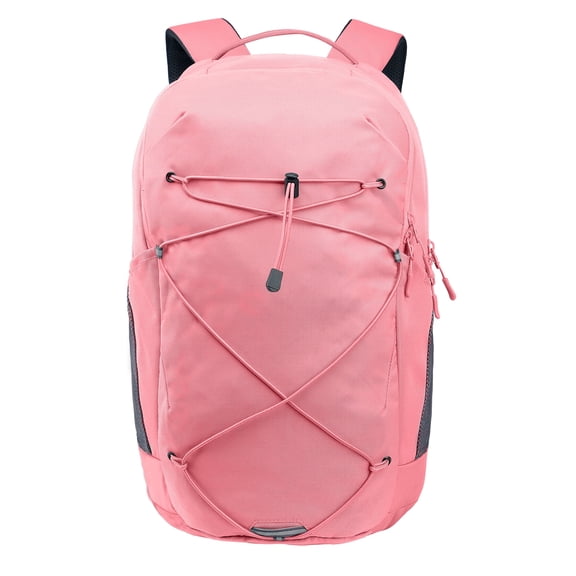 KEOFID Casual Backpack for Men and Women, Hiking Backpack for Travel, Black Daypacks for Sports, College, Water Resistant(Pink)