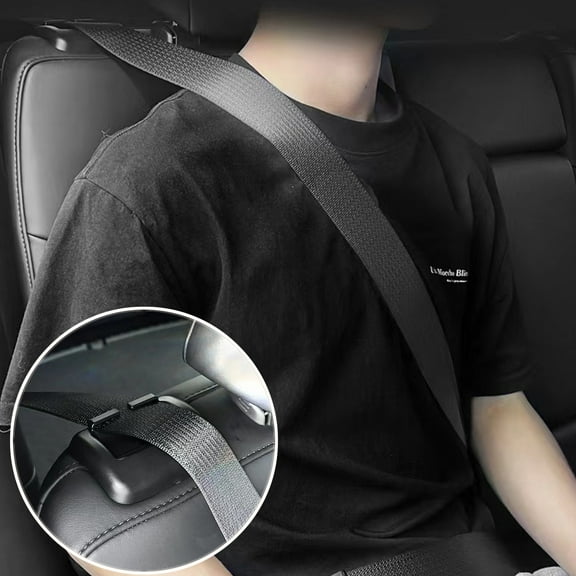 KEQKEV Seatbelt Guide Holder Backseat Seat Belt Guide Clips Rear Seatbelt Adjuster Accessories