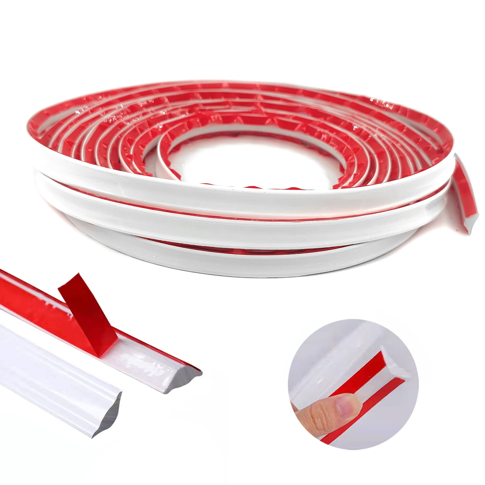 KEQKEV White Flexible Durable Moulding Strip