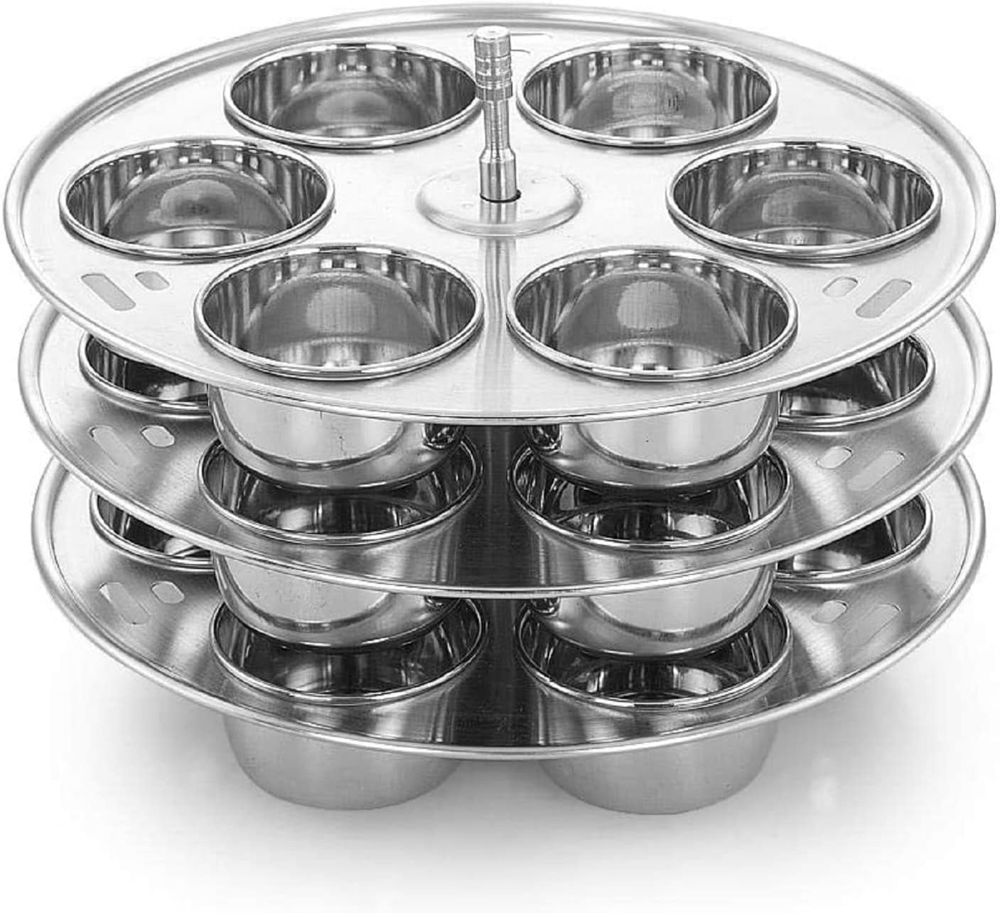 KERAM Stainless Steel Bakeware Set for MuffinsPan/Puddings/Yogurt/Egg