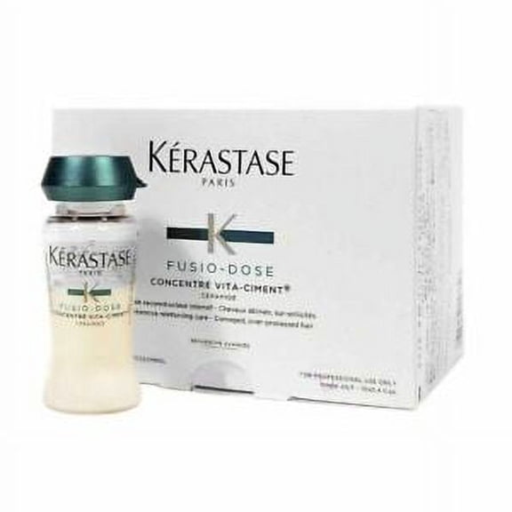KERASTASE FUSIO-DOSE CONCENTRE VITA CIMENT BOX OF 10 x 12ml VIALS WITH SPRAYER,
