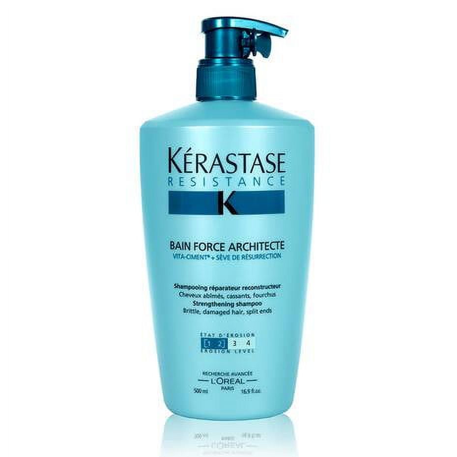 KERASTASE RESISTANCE, BAIN DE FORCE ARCHITECTE SHAMPOO, 500