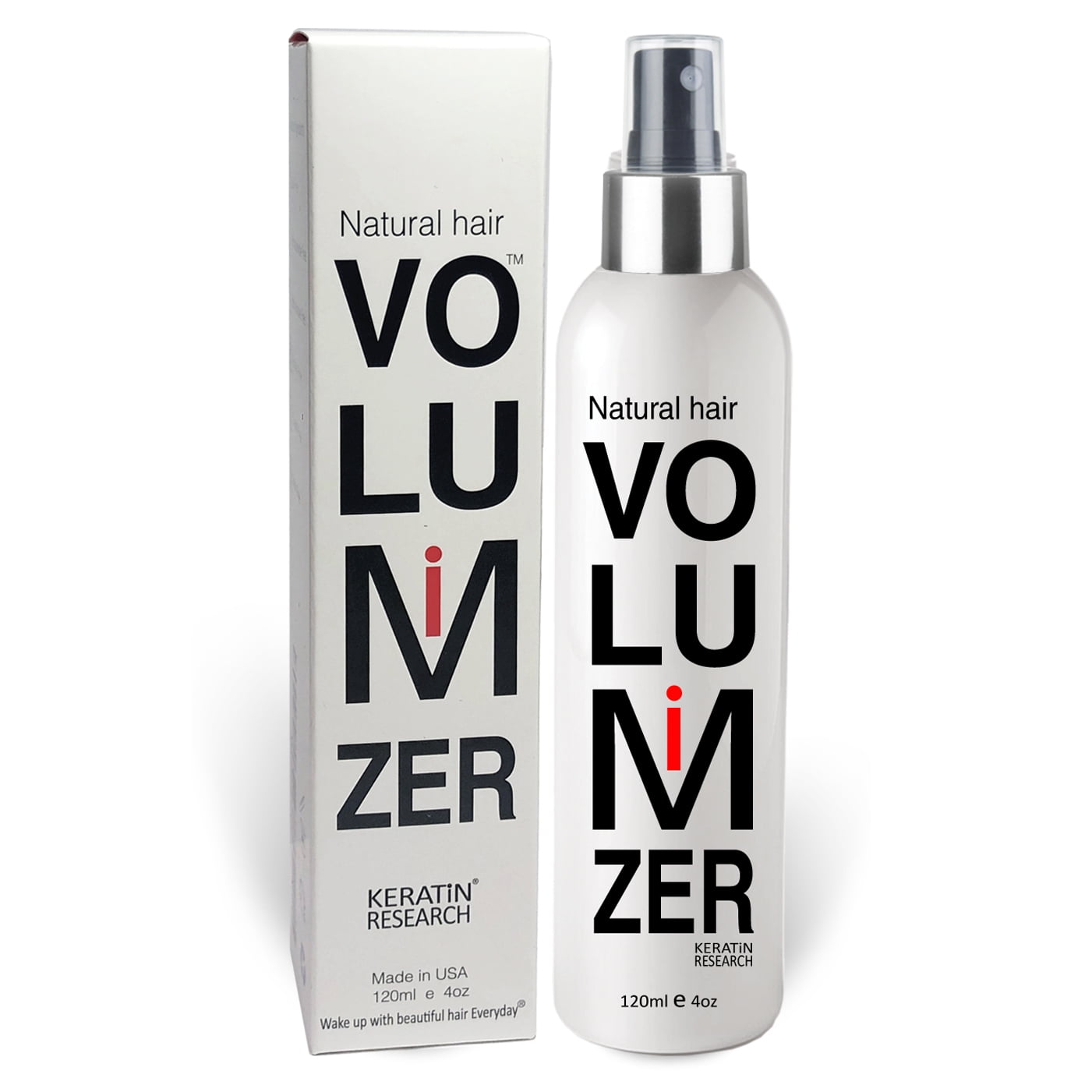 KERATIN RESEARCH Fine Hair Instant Natural Hair Volumizing Spray + Hair