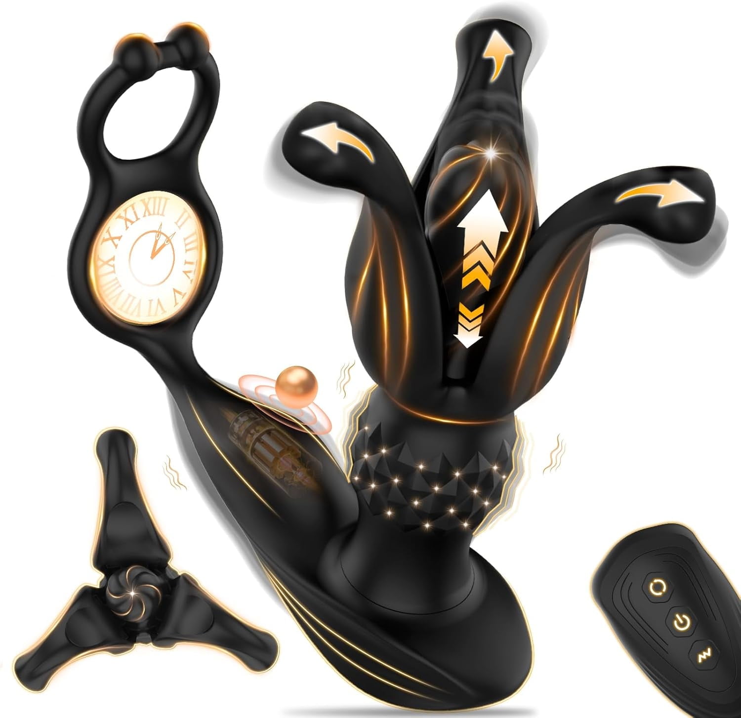 mens anal vibrators Plug Anal Hermoso Kit Cola De Conejo Orejas Piel Bunny Tail Bunny Tail –  KatsyLove main image 1