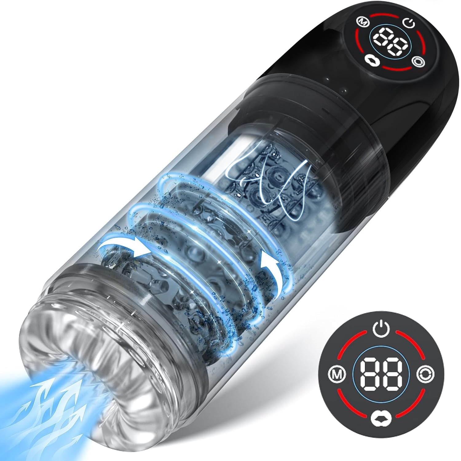 ian - hand-hold 7 rotating modes male masturbator Amazon.com: EINSEO AI Sync Male Masturbator Sex Toys for Men main image 0