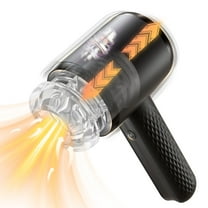 KERERO Automatic Male Masturbator with 6 Powerful Thrusting & Vibration Modes,Hands-Free Stroker for Men Pleasure,Open-Ended Sex Toys for Men