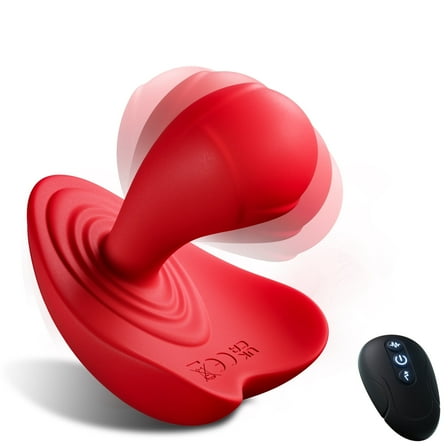 KERERO Panty Wearable Vibrator, Womens Sex Toys with 10 Rotation Vibration Modes, Remote Control Mini Vibrator Adult Sex Toys for Couples, G Spot Vibrator Stimulator for Women